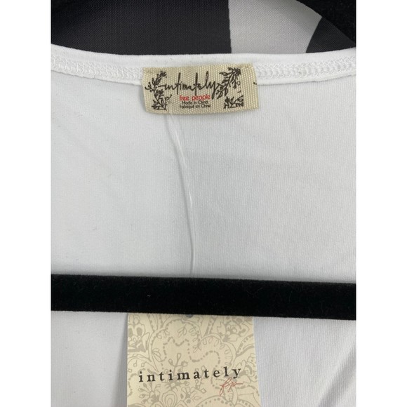 Free People NWT Truth or Square Bodysuit Long Sleeve Square Neck White Large New - Picture 6 of 11